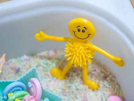 Pastel Birthday Sensory Bin - Image 5