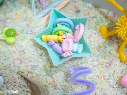 Pastel Birthday Sensory Bin - Image 4