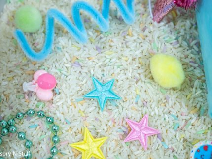 Pastel Birthday Sensory Bin - Image 3