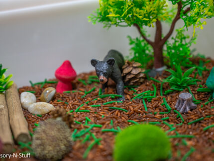 Woodland Animal Sensory Bin - Image 3