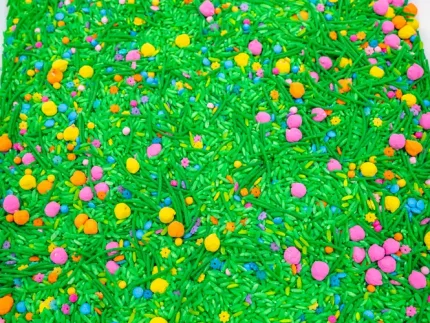 Confetti Garden Mix Sensory Rice - Image 3