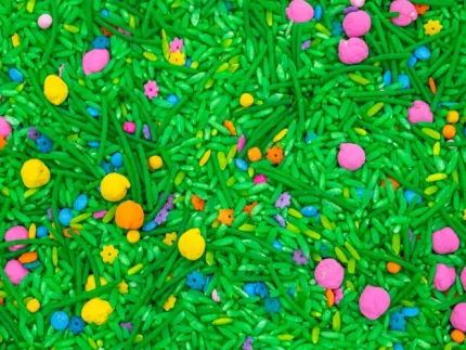 Confetti Garden Mix Sensory Rice - Image 5