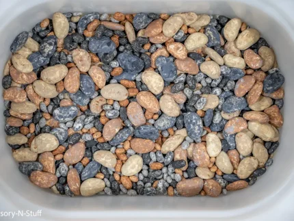 River Rocks Construction Beans Sensory Filler - Image 7