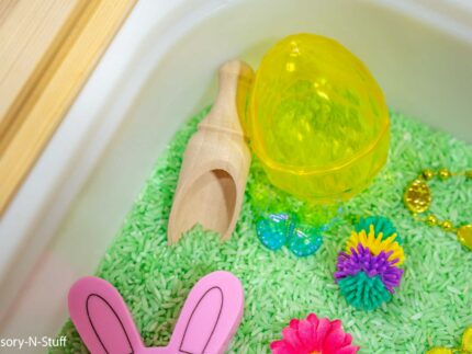 Easter Sensory Bin w/ Tongs - Image 11