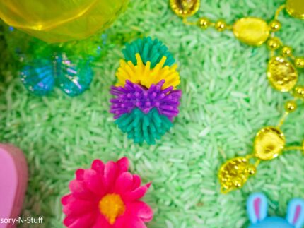 Easter Sensory Bin w/ Tongs - Image 4