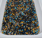 Galaxy Glow Sensory Filler Mix with black rice blue gold pearls chickpeas and O's