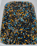 Galaxy Glow Sensory Filler Mix with black rice blue gold pearls chickpeas and O's