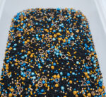 Galaxy Glow Sensory Filler Mix with black rice blue gold pearls chickpeas and O's